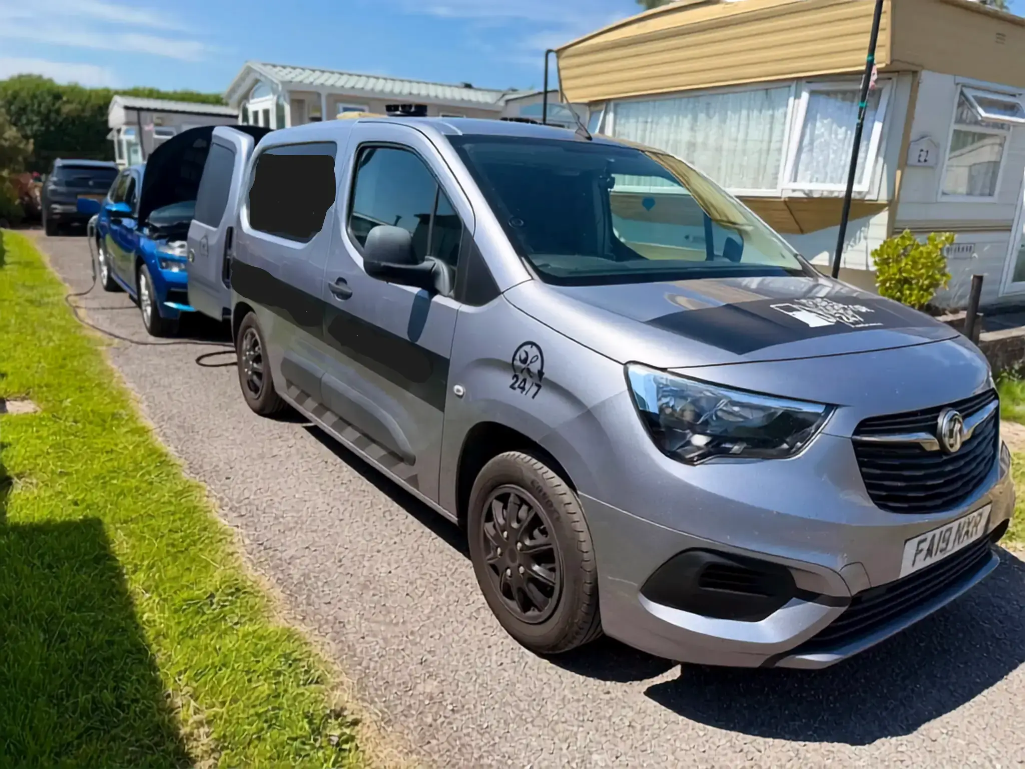 Mobile wrong fuel drain call-out at a holiday park